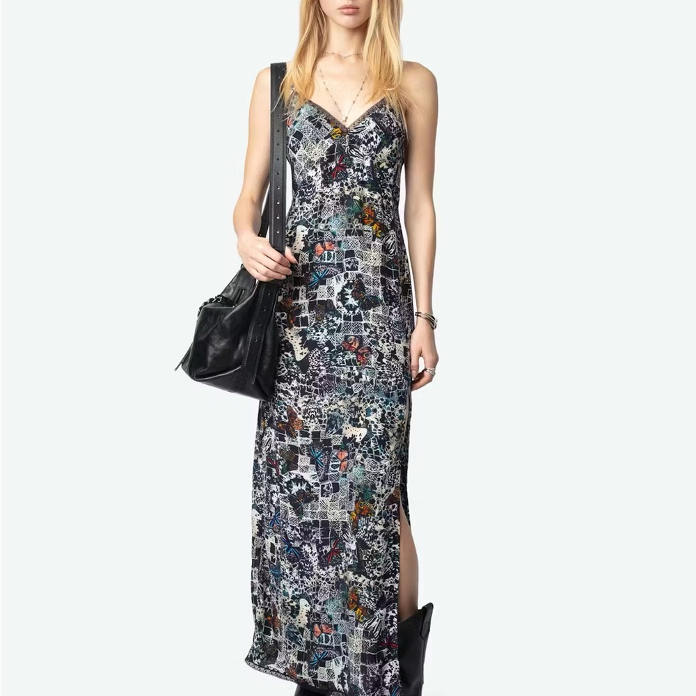 Zadig & Voltaire Multicolor Graphic Maxi Dress